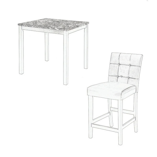 Fully Upholstered Indoor Furniture - Dining Set - Fjord