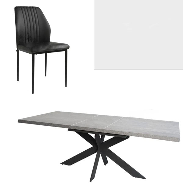 Fully Upholstered Indoor Furniture - Dining Set - Kermit