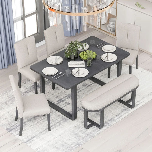Fully Upholstered Indoor Furniture - Dining Set - Mozaic