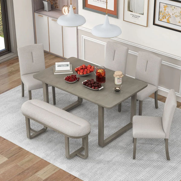 Fully Upholstered Indoor Furniture - Dining Set - Mozaic