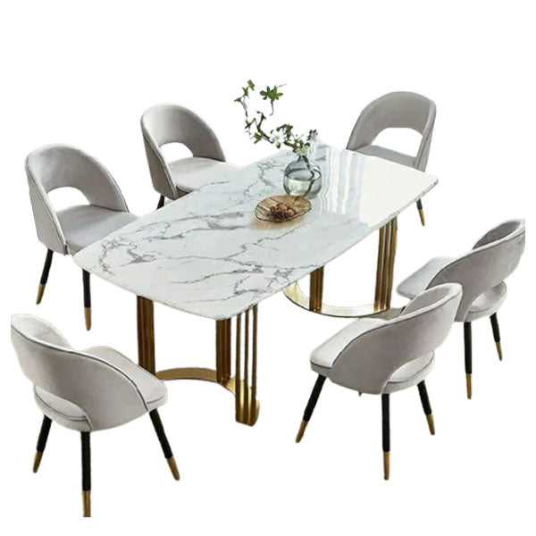 Fully Upholstered Indoor Furniture - Dining Set - Pascal
