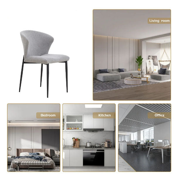 Fully Upholstered Indoor Furniture - Dining Set - Valtellina