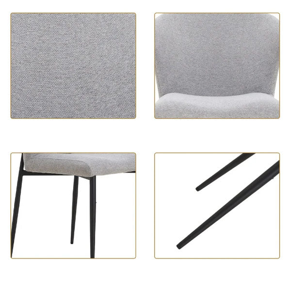 Fully Upholstered Indoor Furniture - Dining Set - Valtellina