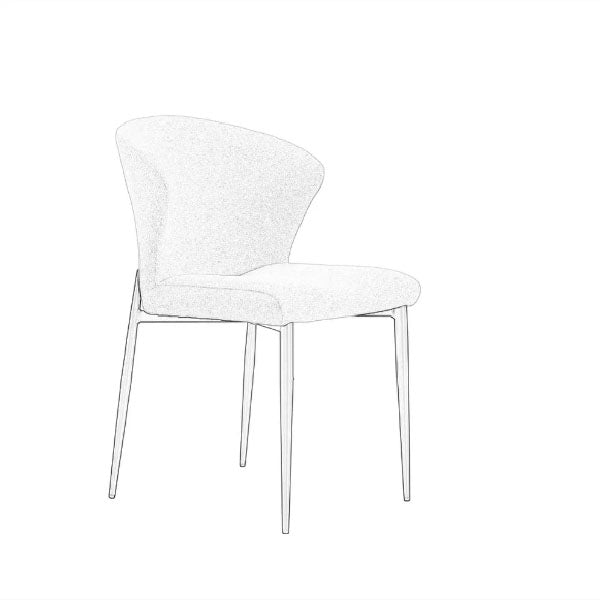 Fully Upholstered Indoor Furniture - Dining Set - Valtellina