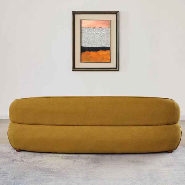 Fully Upholstered Indoor Furniture - Sofa Set - Brody Gold