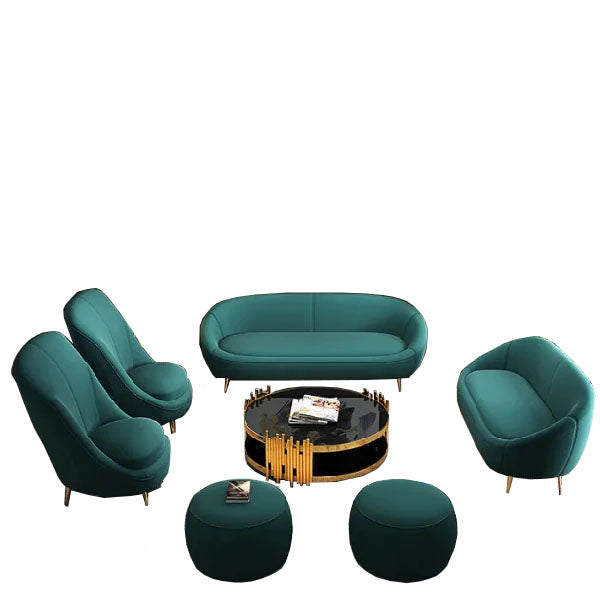 Fully Upholstered Indoor Furniture - Sofa Set - Waverly