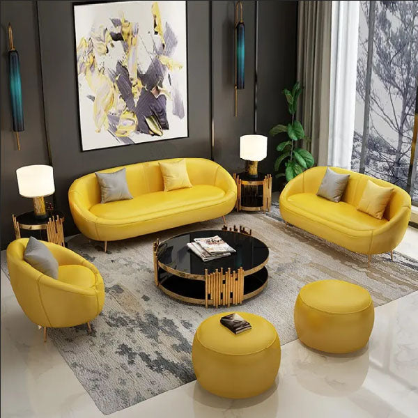 Fully Upholstered Indoor Furniture - Sofa Set - Waverly