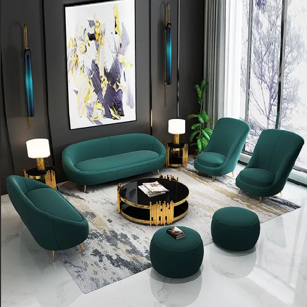 Fully Upholstered Indoor Furniture - Sofa Set - Waverly