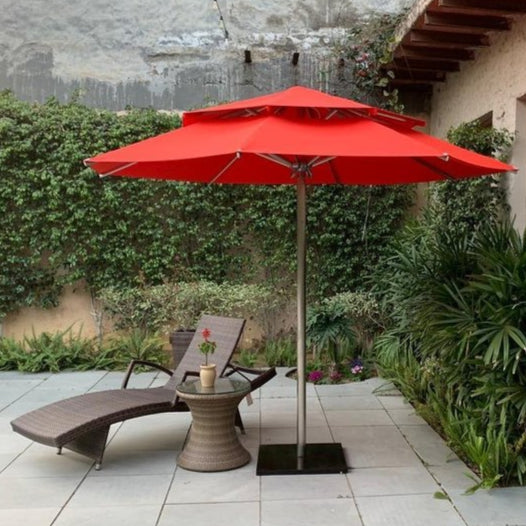 Garden Umbrella - Outdoor Umbrella - Patio Parasol - Mediterranean™ Dual Layer