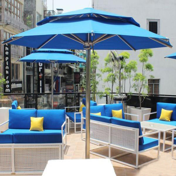 Garden Umbrella - Outdoor Umbrella - Patio Parasol - Mediterranean™ Dual Layer