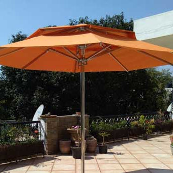 Garden Umbrella - Outdoor Umbrella - Patio Parasol - Mediterranean™ Dual Layer