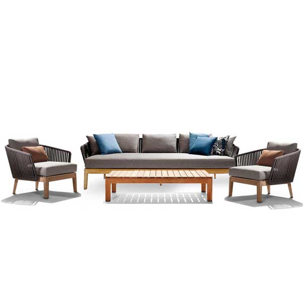 Outdoor Furniture Braided & Rope Sofa - Blessy - Ready Stock Sale