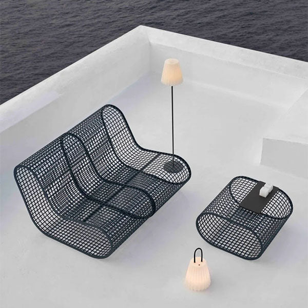 Outdoor Furniture Braid And Rope Rocking Chairs - Tess