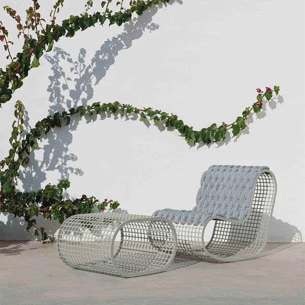 Outdoor Furniture Braid And Rope Rocking Chairs - Tess