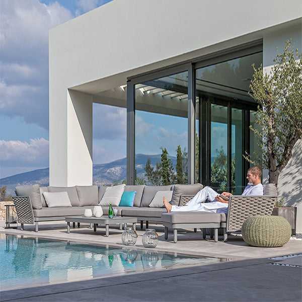 Outdoor Furniture Braided, Rope & Cord, Sofa - Nature Next