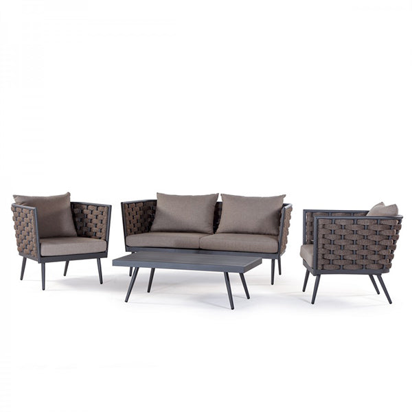 Outdoor Furniture Braided, Rope & Cord, Sofa - Nature Next