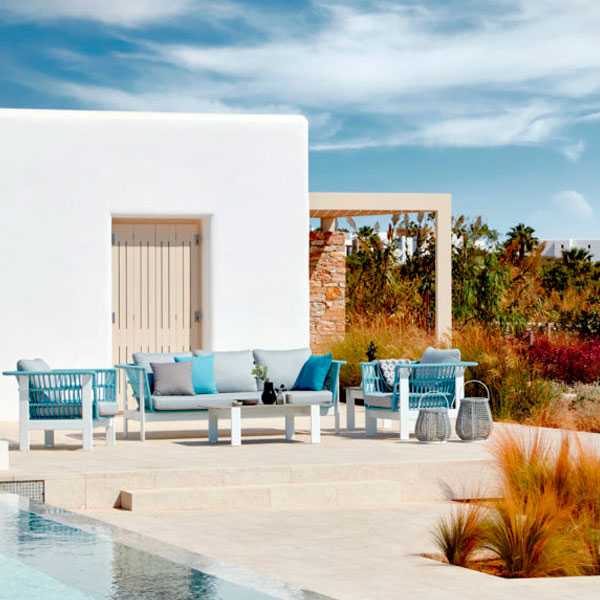 Outdoor Furniture Braided, Rope & Cord, Sofa - Ocean