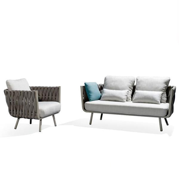 Outdoor Furniture Braided & Rope Sofa - Birilyant