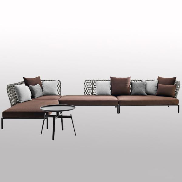 Outdoor Furniture Braided & Rope Sofa - Leroc