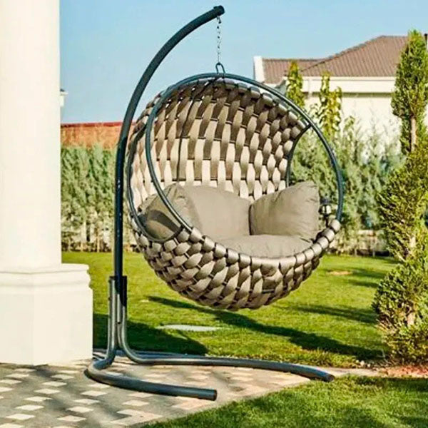 Outdoor Furniture Braided & Rope Swing - Blaze