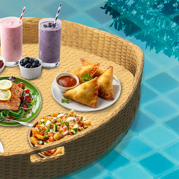 Outdoor Wicker Floating Tray - Bonhomie