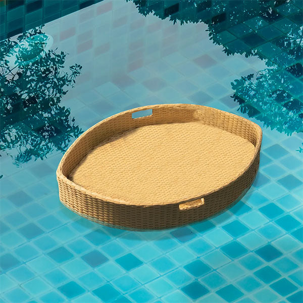 Outdoor Wicker Floating Tray - Bonhomie