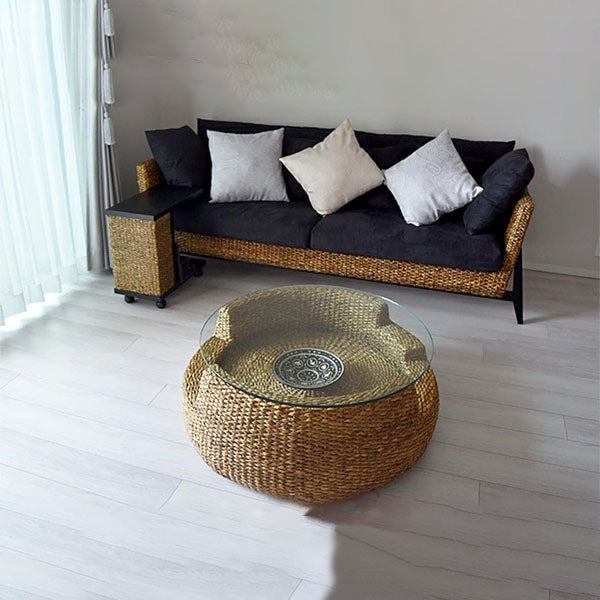 Sea Grass & Wicker Sofa Set - Family