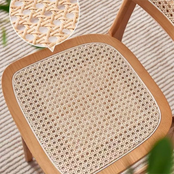 Wooden Cane & Rattan Bar Chair - High Tide