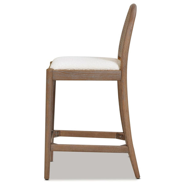 Wooden Cane & Rattan Bar Chair - Century