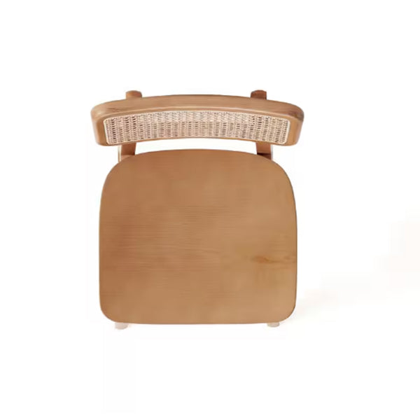 Wooden Cane & Rattan Bar Chair - Fizz