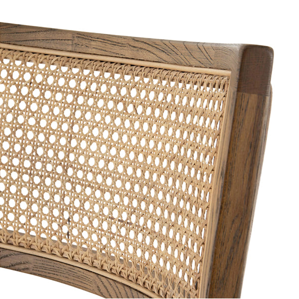 Wooden Cane & Rattan Bar Chair - The Happy Hour