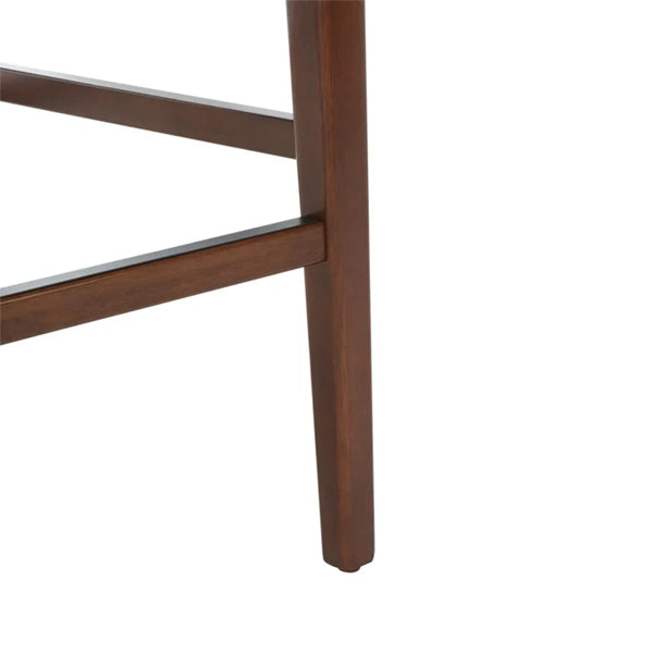 Wooden Cane & Rattan Bar Chair - The Sip & Savor
