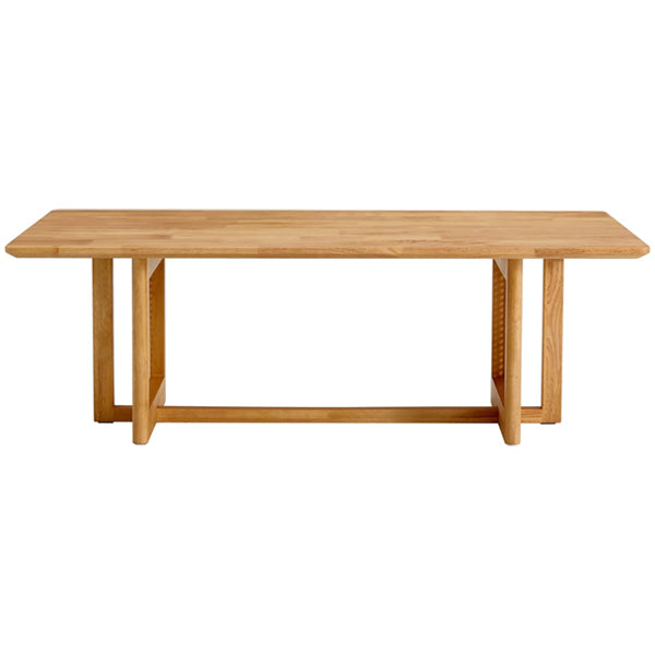 Wooden Cane Rattan Coffee Table - Soothe