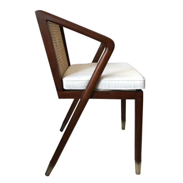 Wooden Cane & Rattan Dining Chair - Homestead