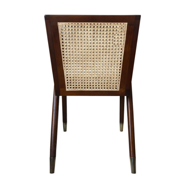 Wooden Cane & Rattan Dining Chair - Homestead