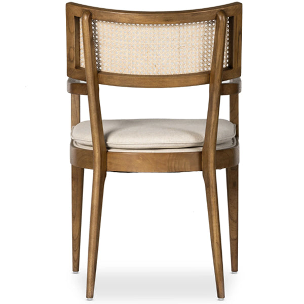Wooden Cane & Rattan Dining Chair - The Hearth