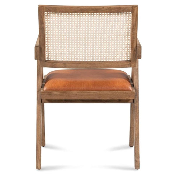 Wooden Cane & Rattan Dining Chair - The Modena