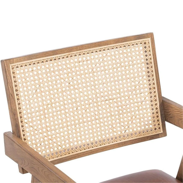 Wooden Cane & Rattan Dining Chair - The Modena