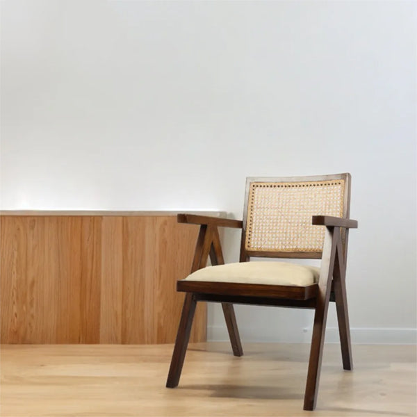 Wooden Cane & Rattan Dining Chair - Timberline
