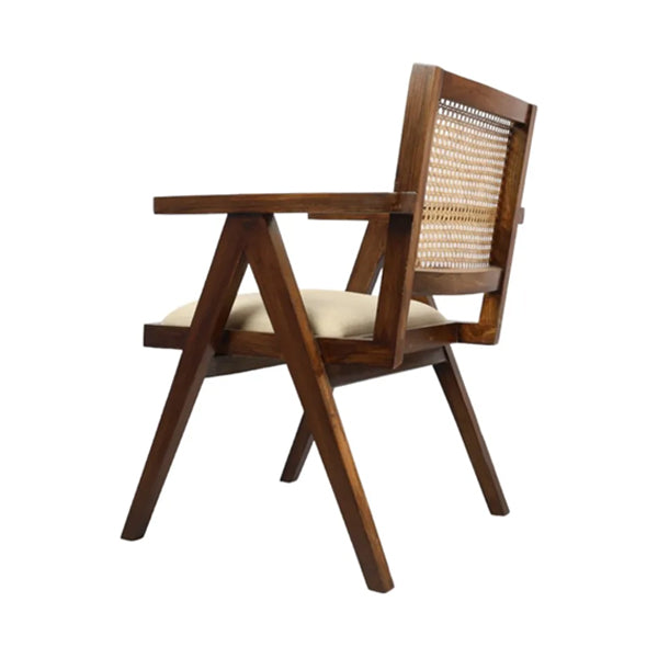 Wooden Cane & Rattan Dining Chair - Timberline