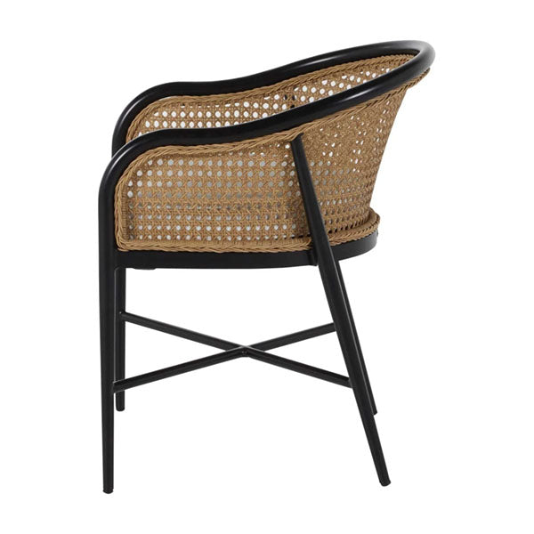 Wooden Rattan Cane Chair - De-stress