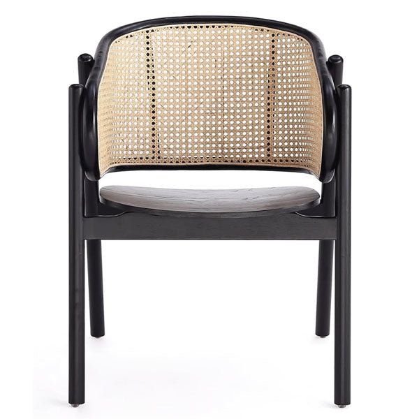 Wooden Rattan Cane Chair - Loosen up
