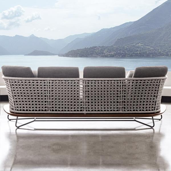 Outdoor Braided & Rope Sofa - Flamenco