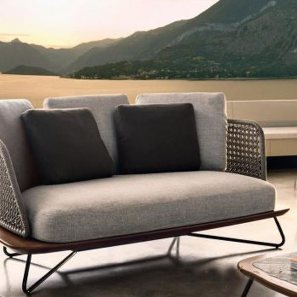Outdoor Braided & Rope Sofa - Flamenco