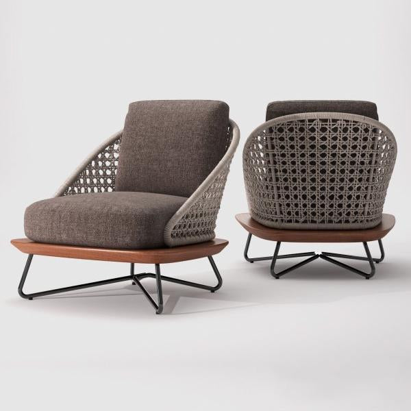 Outdoor Braided & Rope Sofa - Flamenco