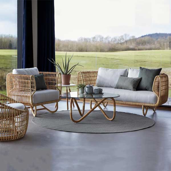 Cane & Rattan Furniture - Sofa Set - Tolga