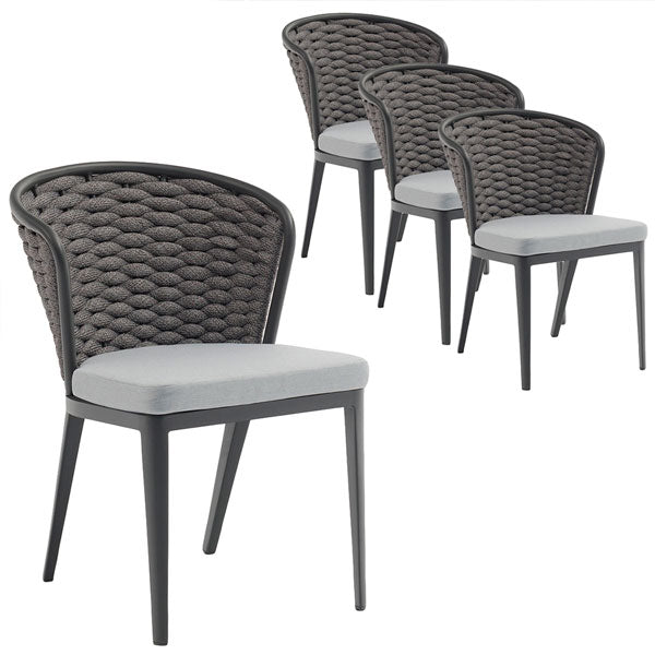 Outdoor Braided & Rope Coffee Set - Nature Prime