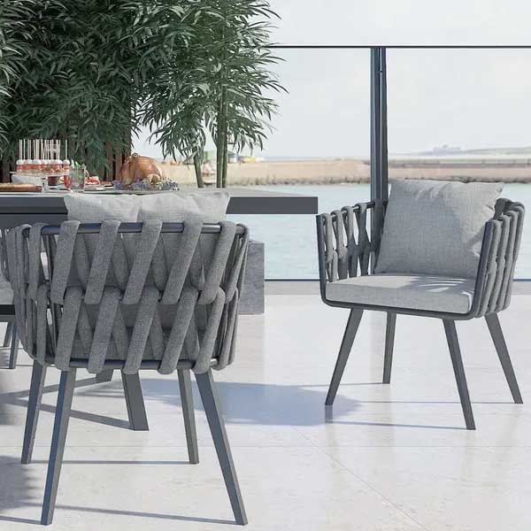 Outdoor Braided & Rope Coffee Set - Crown Mini