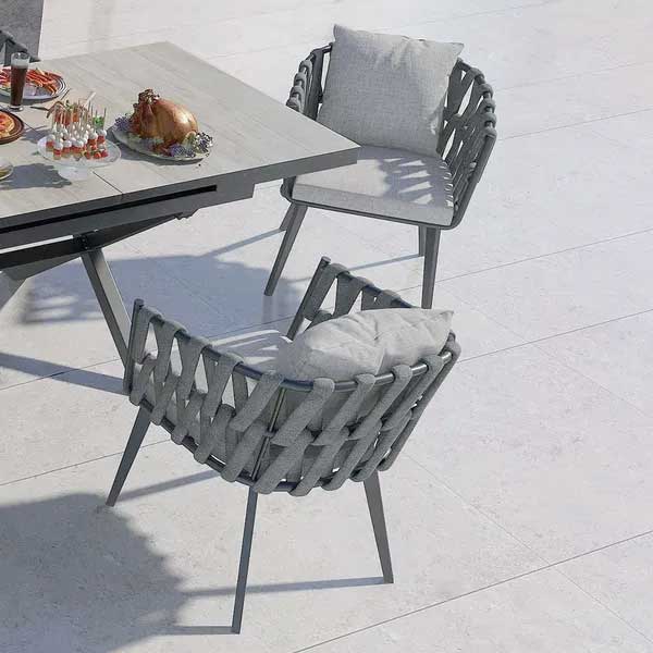 Outdoor Braided & Rope Coffee Set - Crown Mini