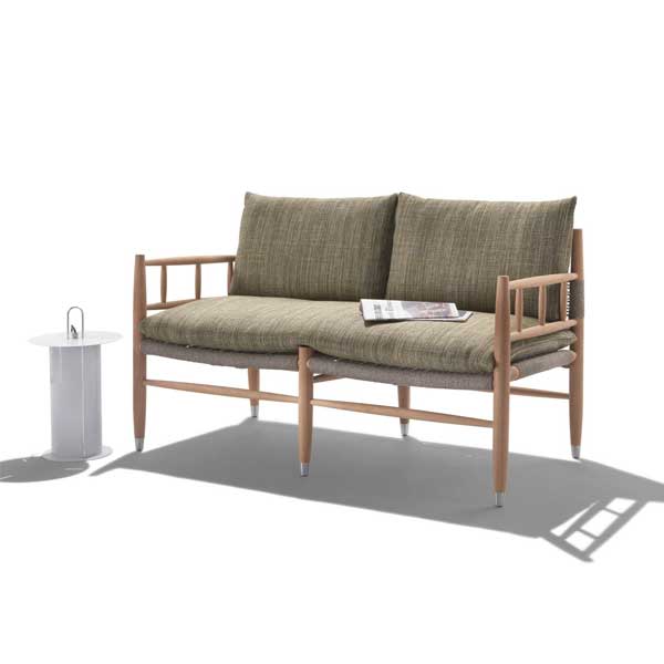 Outdoor Braided & Rope Sofa - Belena